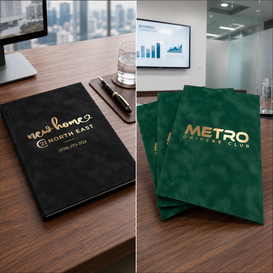 Custom Branded Marketing Materials & Luxury Presentation Books