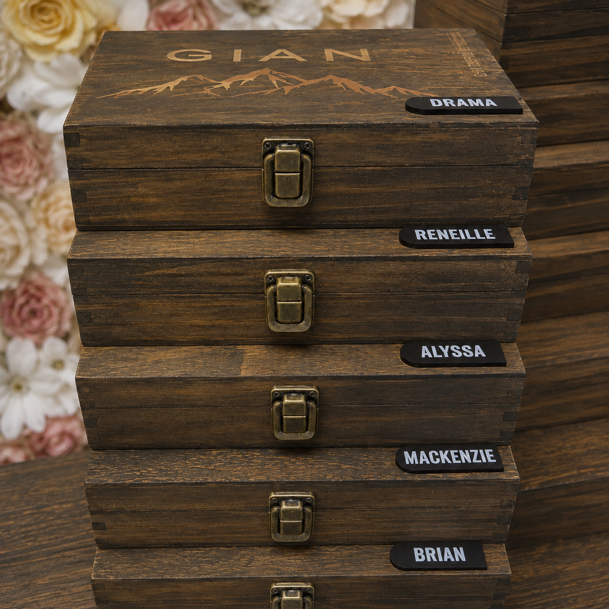 Custom Wooden Company Retreat Box