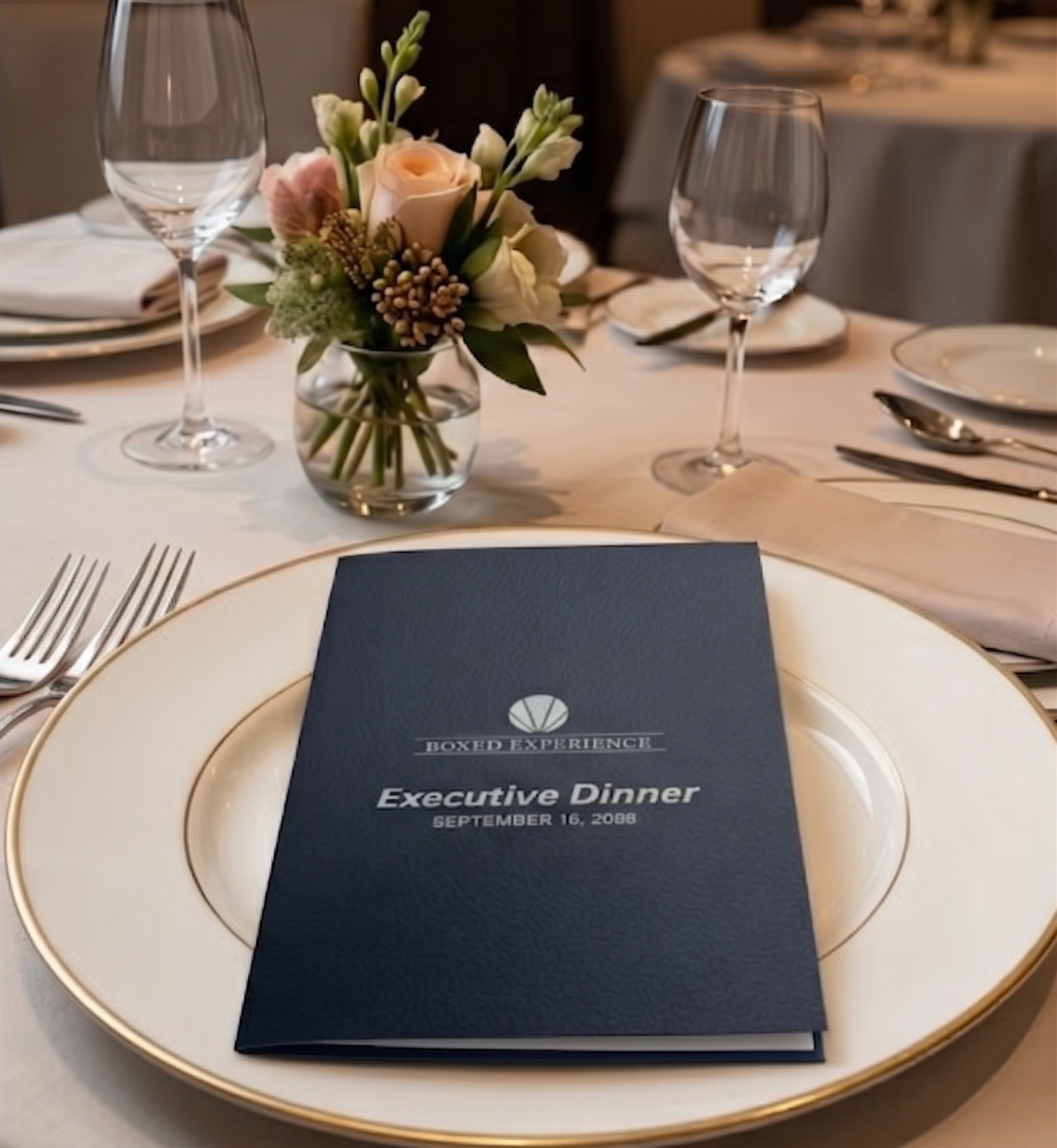 Custom CEO & Corporate Dinner Menus
