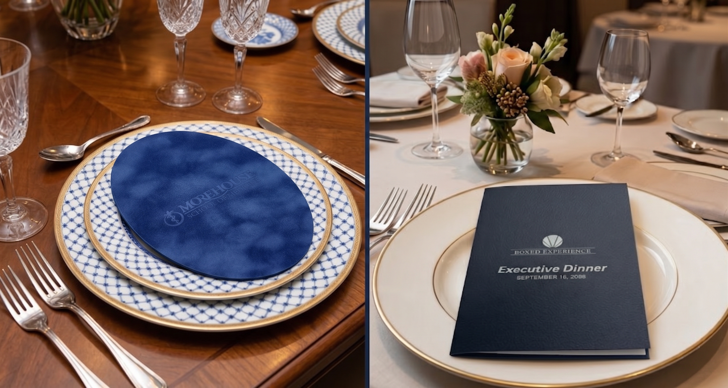 Custom CEO & Corporate Dinner Menus